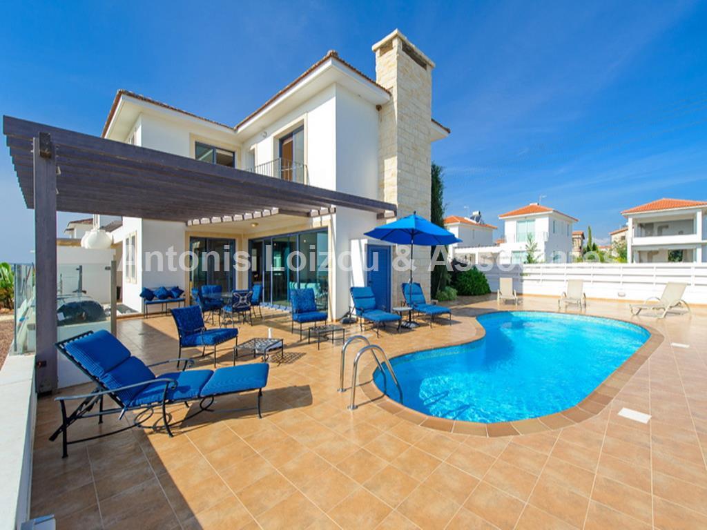 Five Bedrrom Link Detached Beach Front Villa with Title Deed in  properties for sale in cyprus