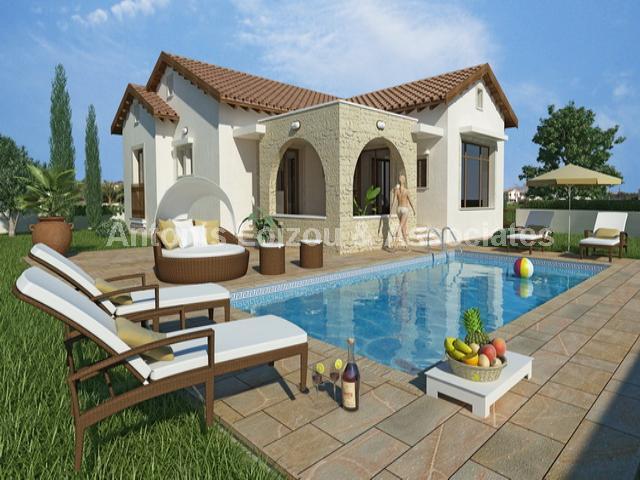 Three Bedroom Detached Bungalow with Private  Pool properties for sale in cyprus