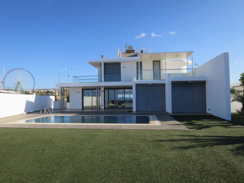 Modern Sea Front Villa in Ayia Napa Limanaki Area with Title Deeds properties for sale in cyprus