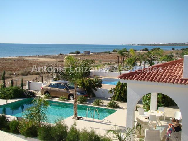 Three Bedroom Sea Front Detached Villa with Pool properties for sale in cyprus